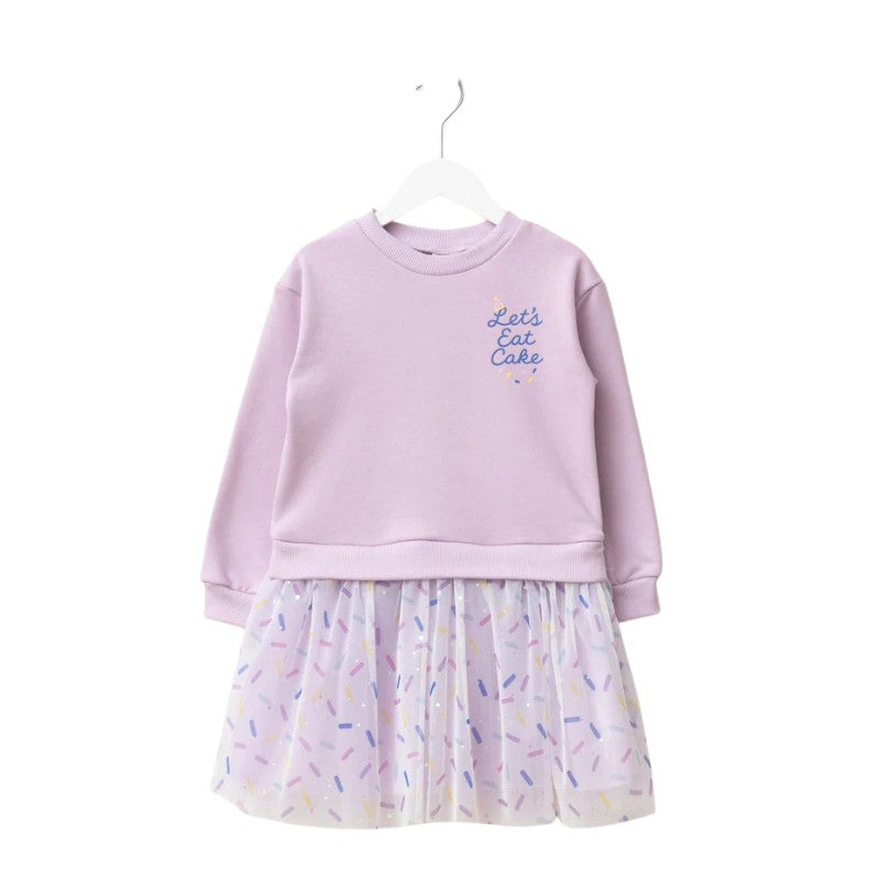 Girls “Let’s Eat Cake” Tulle Dress