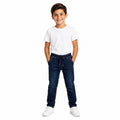 dark blue denim jeans 