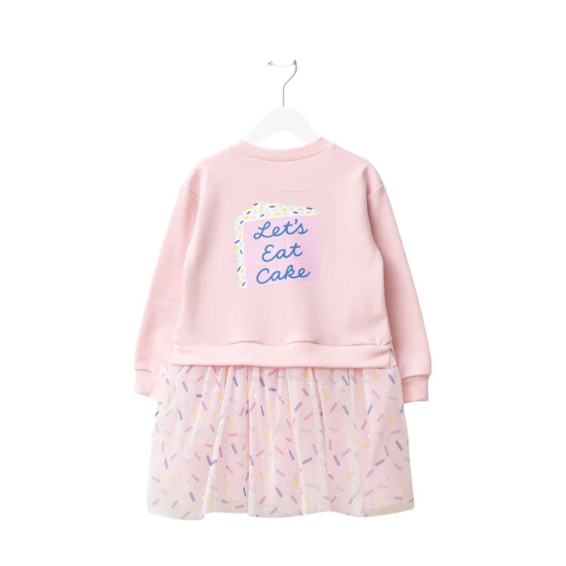 Girls “Let’s Eat Cake” Tulle Dress