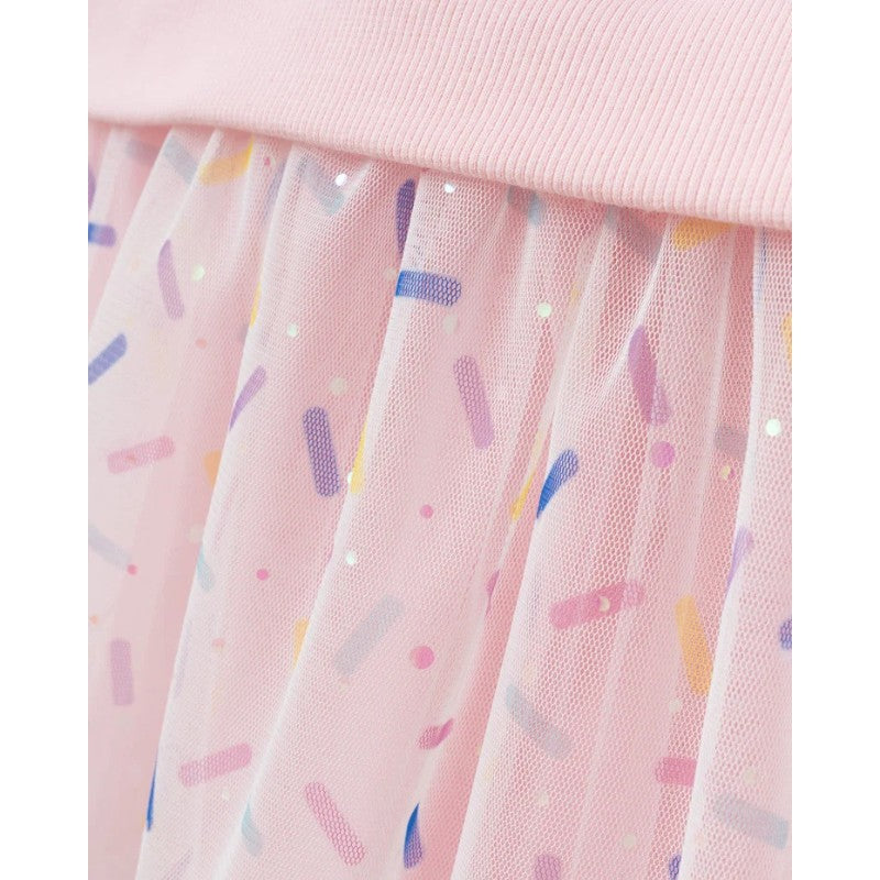 Girls “Let’s Eat Cake” Tulle Dress