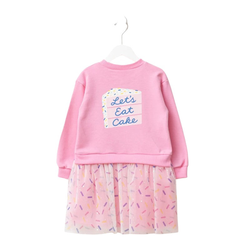 Girls “Let’s Eat Cake” Tulle Dress