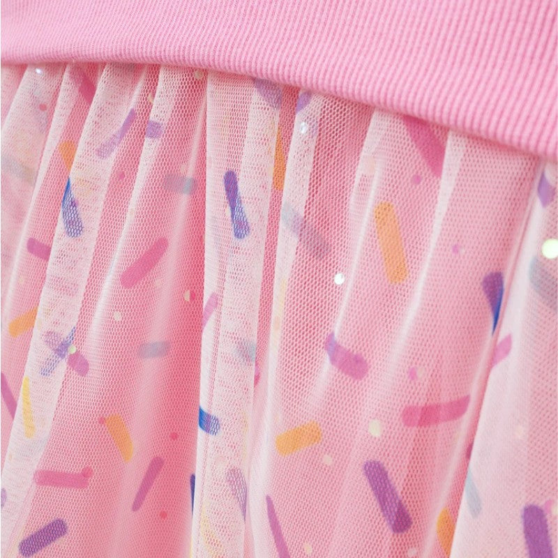 Girls “Let’s Eat Cake” Tulle Dress