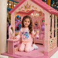 Young girl wearing a Stitch and Angel tracksuit 
